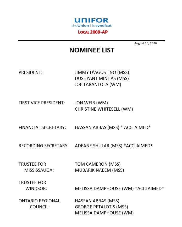 exec elections